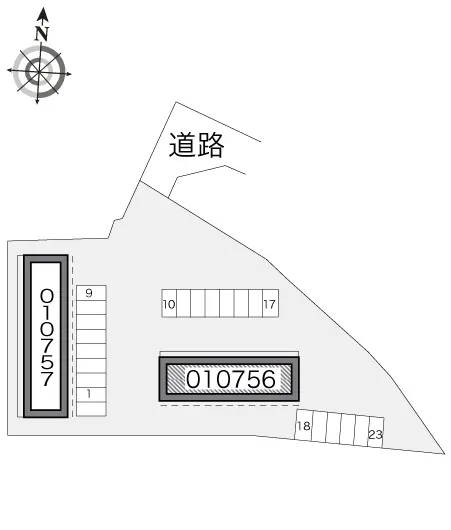 ★手数料０円★柏市豊四季　月極駐車場（LP）